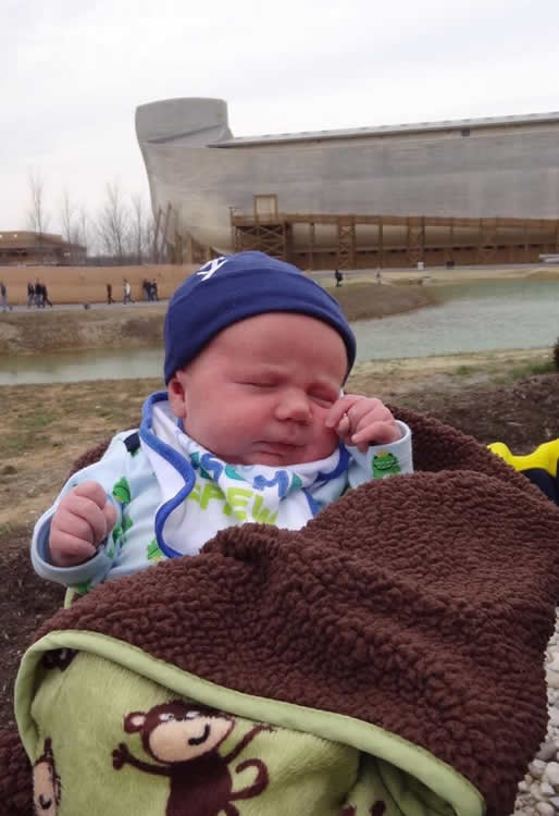 Grandson at Ark Encounter