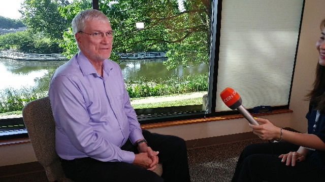 Ken Ham with South Korean TV Crew