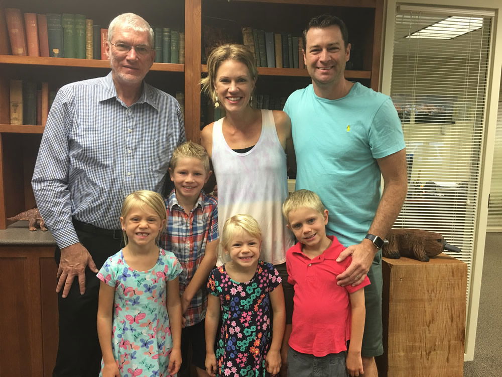 Ken Ham with Griffin Family