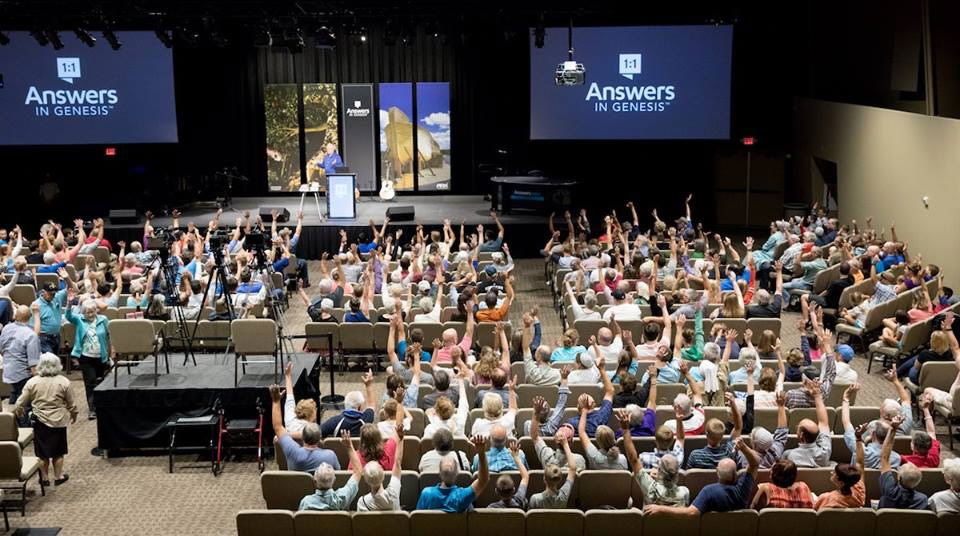 Audience at Creation Museum Presentation