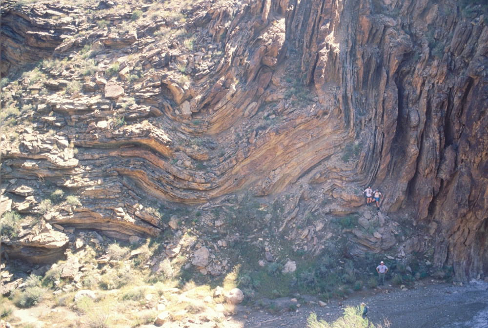 Folded Layers in the Grand Canyon