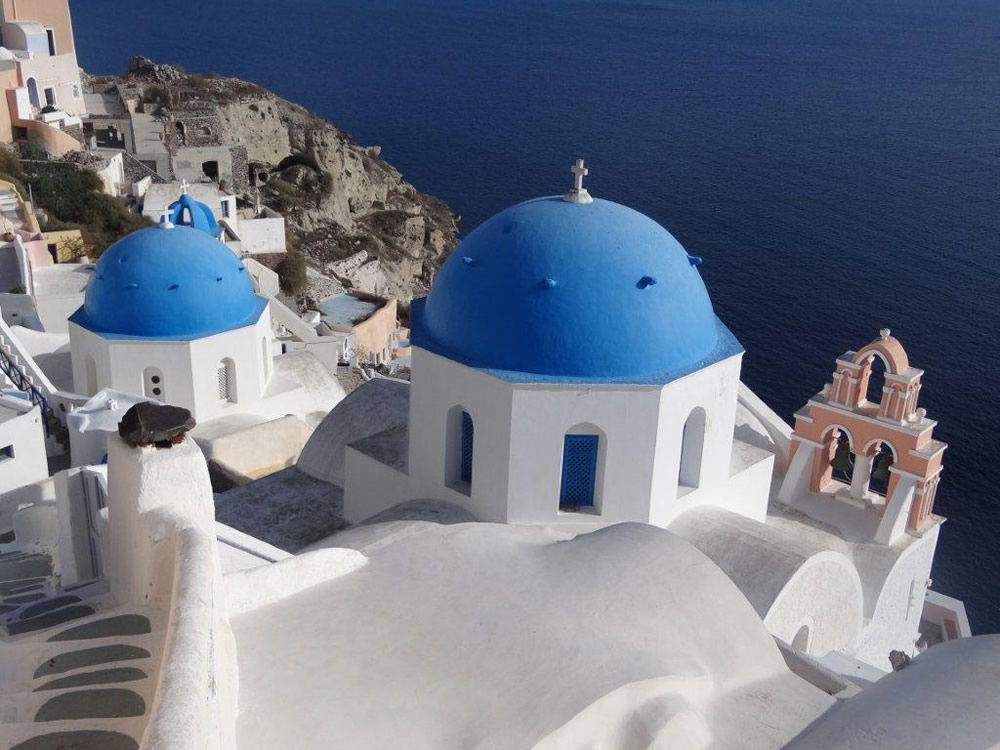 Anastasis Church in Santorini, Greece