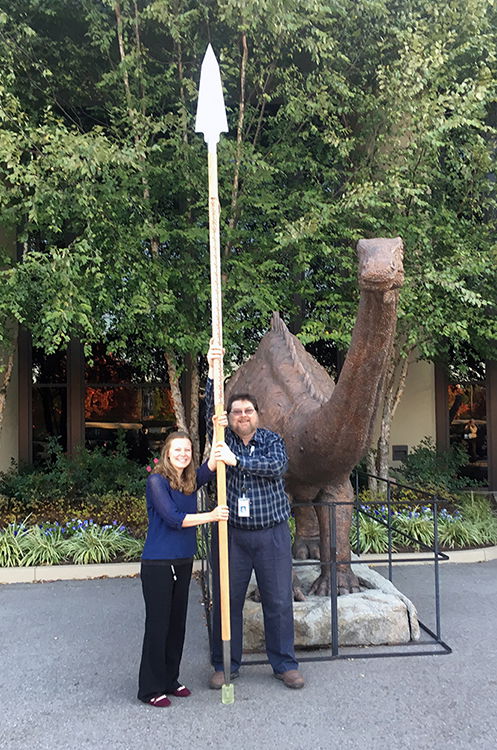 Troy Lacey and Avery Foley with Goliath's Spear