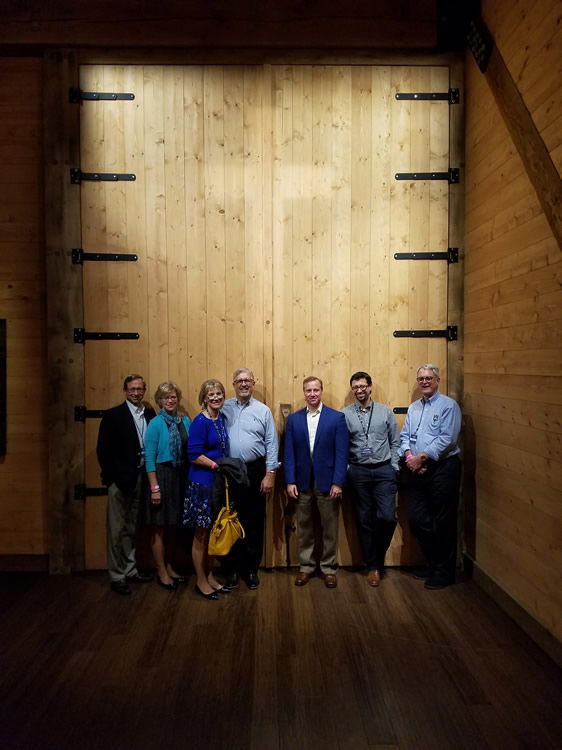 Barna Group in Front of Door of Ark Encounter