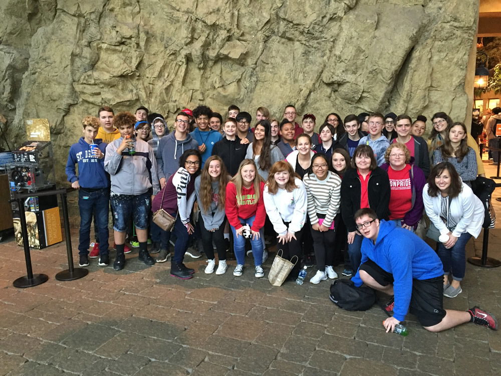 Liberty Christian School Group at the Creation Museum