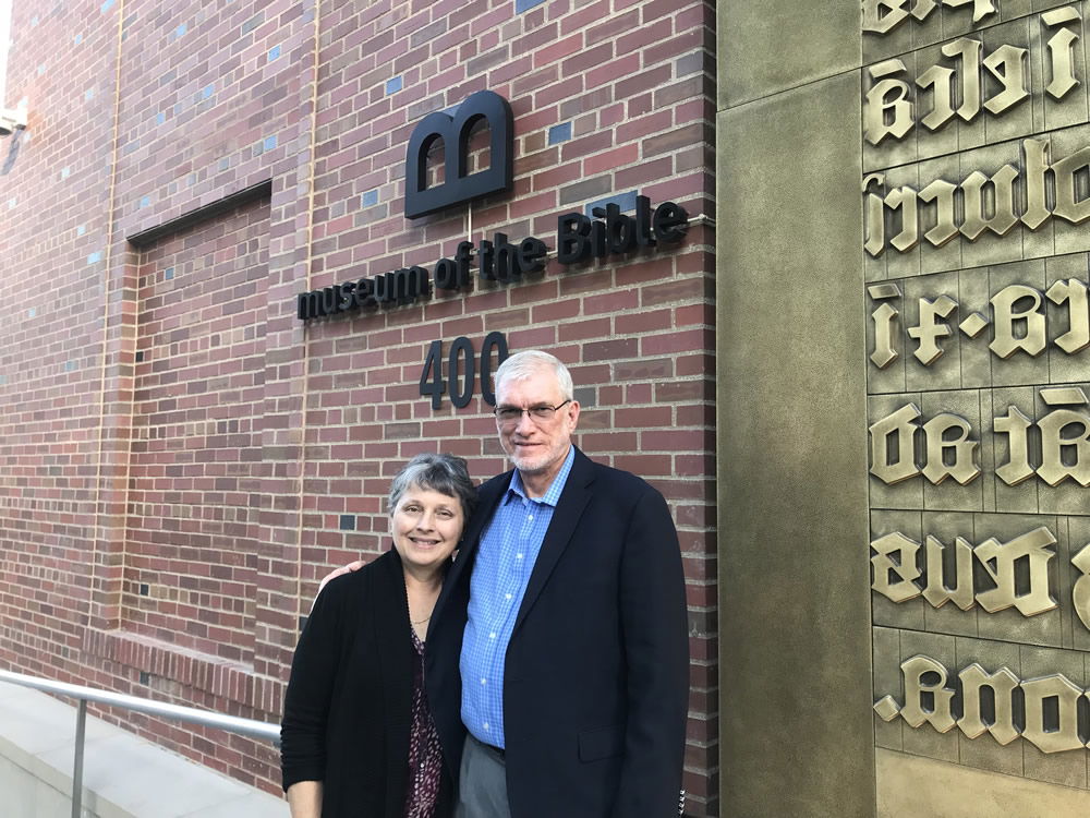 Ken and Mally at the Museum of the Bible