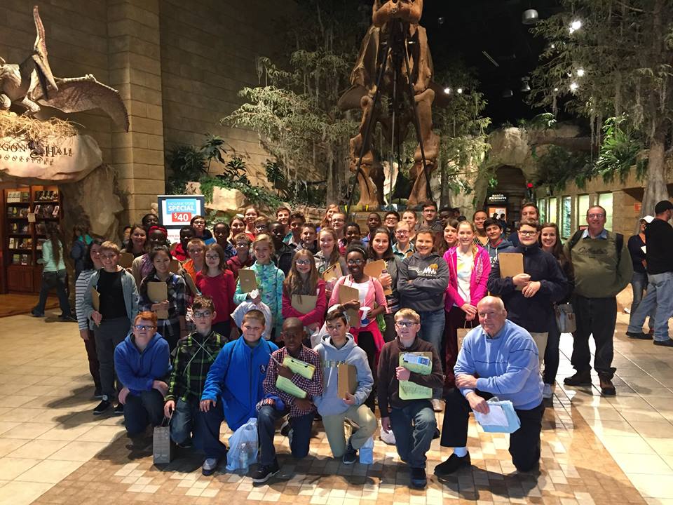 Northside Christian School Group at the Creation Museum