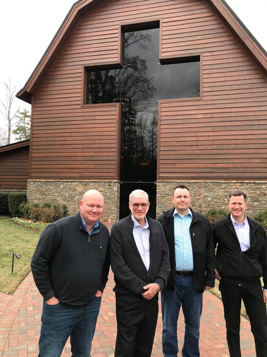 Cross-shaped Window at Billy Graham Library