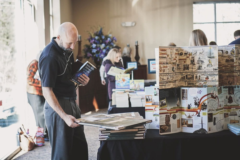 AiG Resource Tables at First Baptist Church, Indian Trails, North Carolina