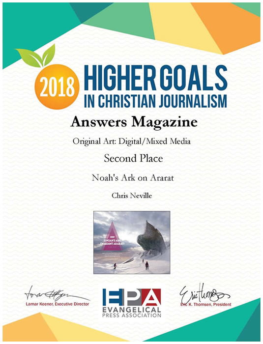 Evangelical Press Association Second Place Award for Original Art