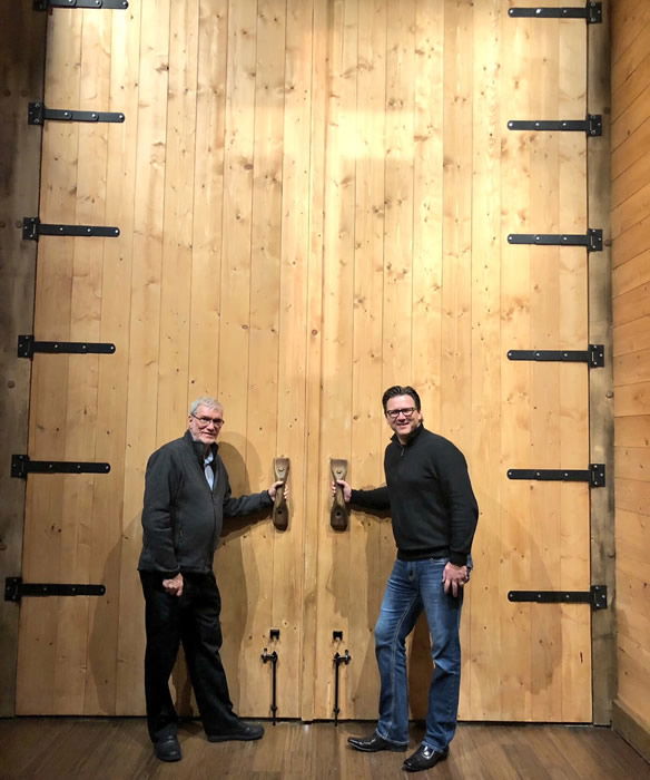 Ken Ham and Dr. Brad Yurkovich at Ark Door