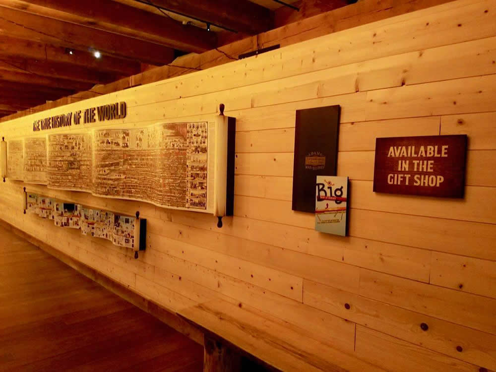 Timeline of History Exhibit at the Ark Encounter