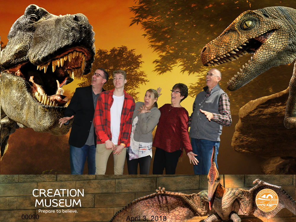 Troy Dobbs Family at the Creation Museum