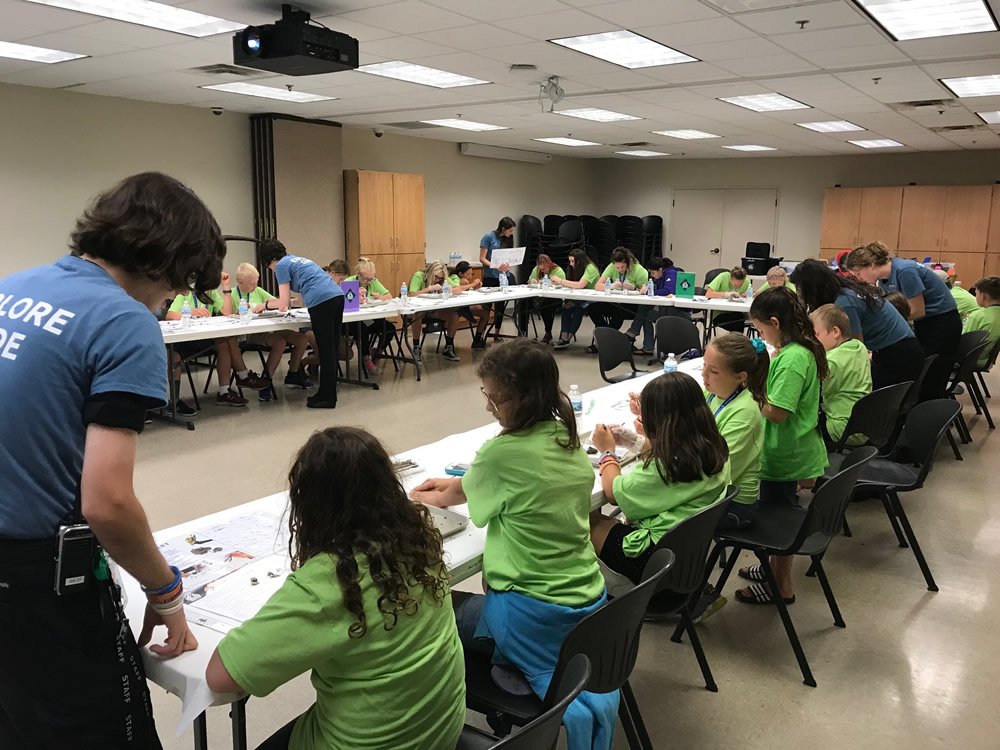 Dissecting Owl Pellets at the Explore Camp