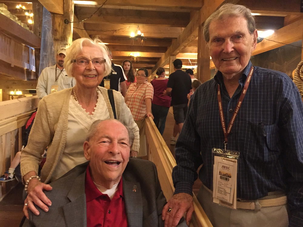 Dr. John Whitcomb with his wife Norma and friend Dr. Tim LaHaye