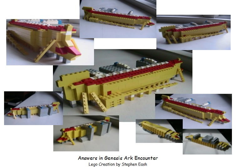 Collage of Lego Ark Encounter by Stephen Eash