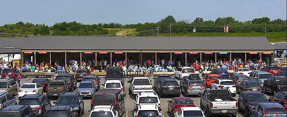 Ark Encounter Parking Lot with Guests