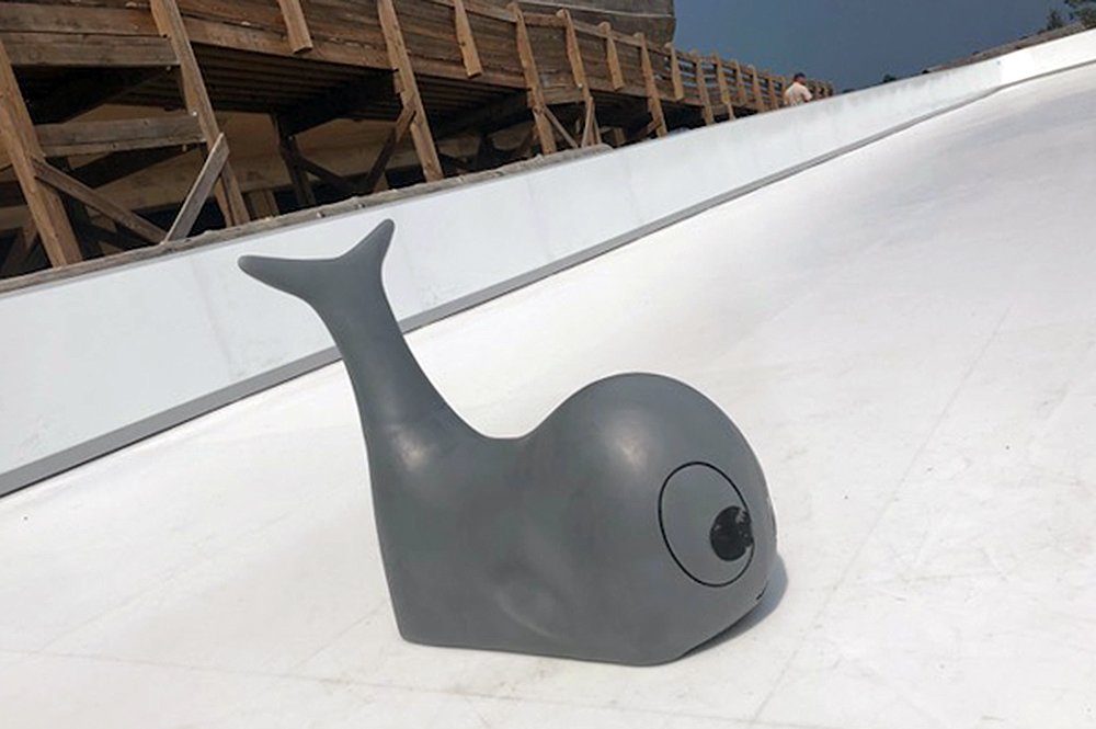 Whale-Themed Skating Prop