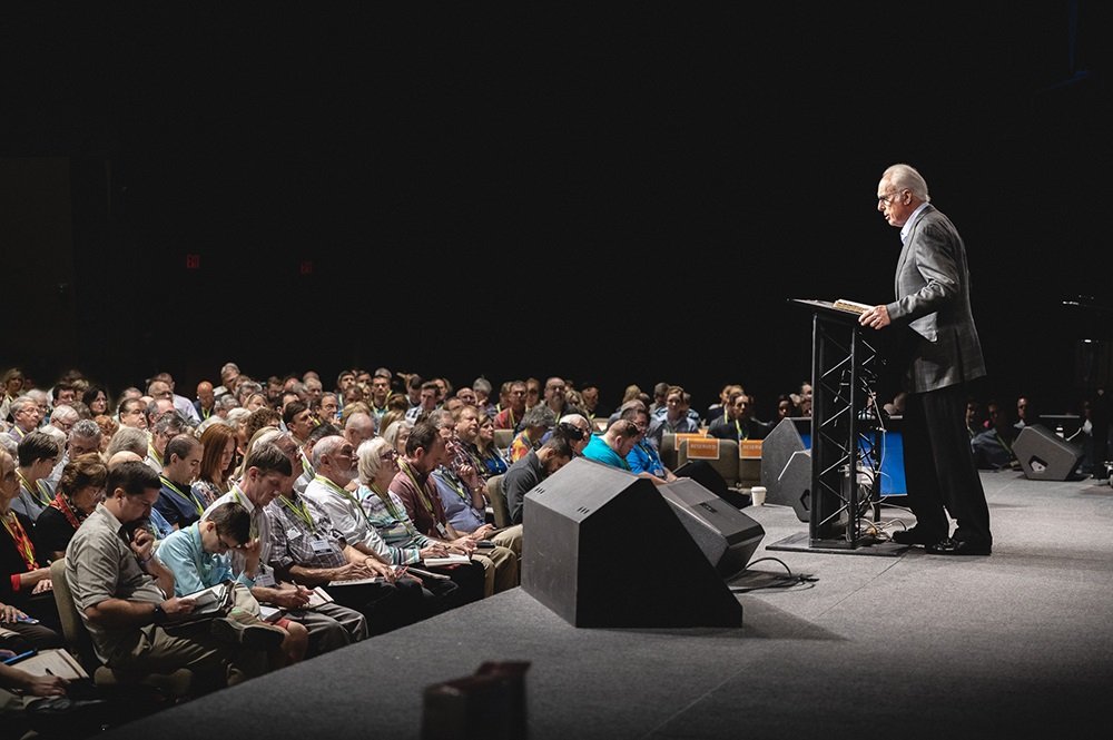 John MacArthur Speaking at the Answers for Pastors Conference