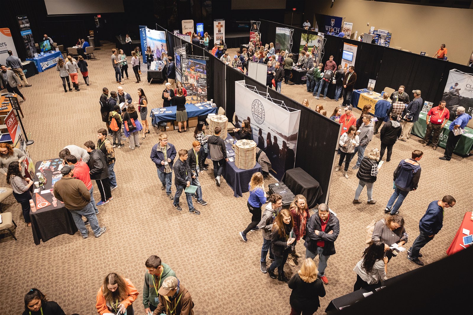 College Expo booths
