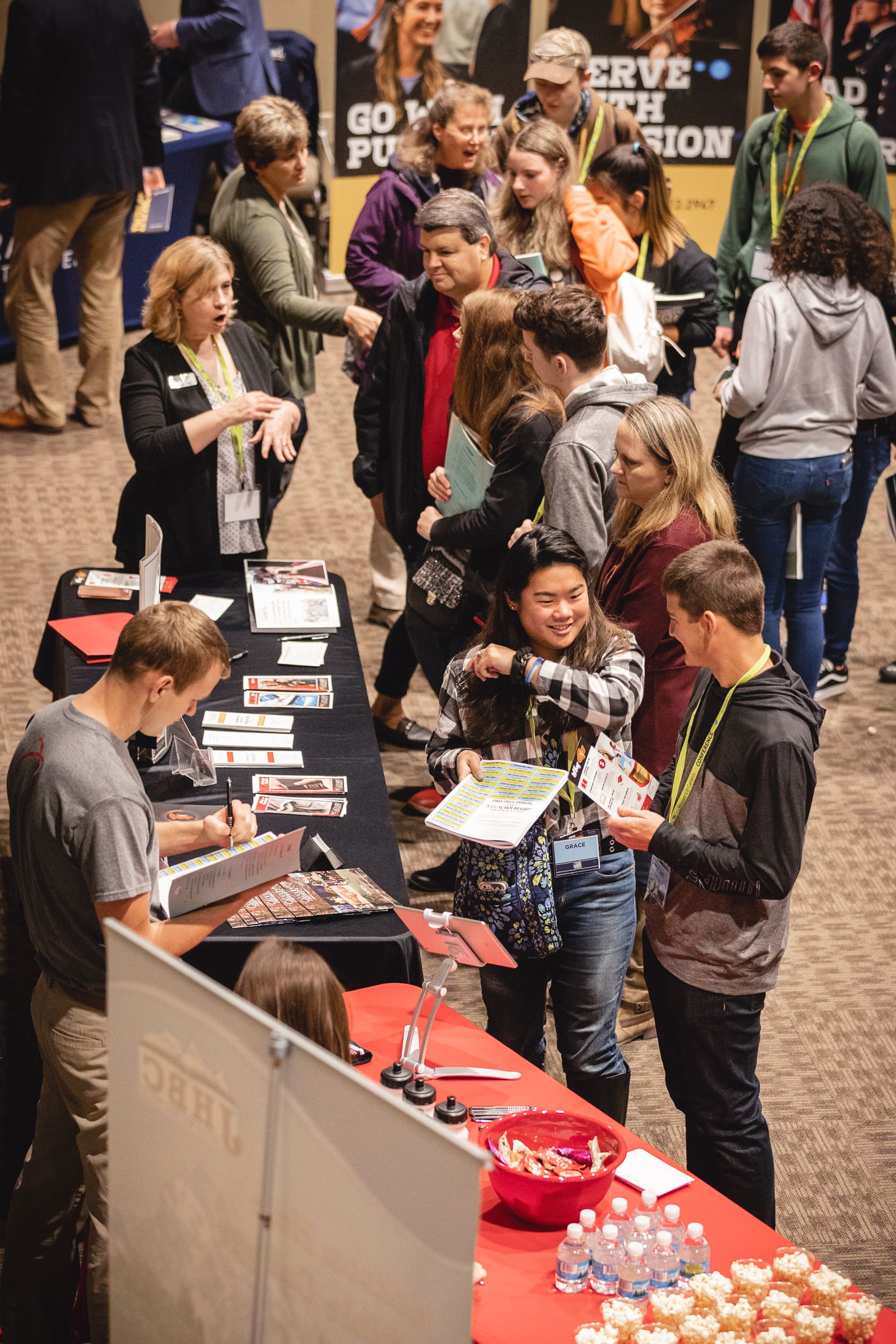 College Expo booths