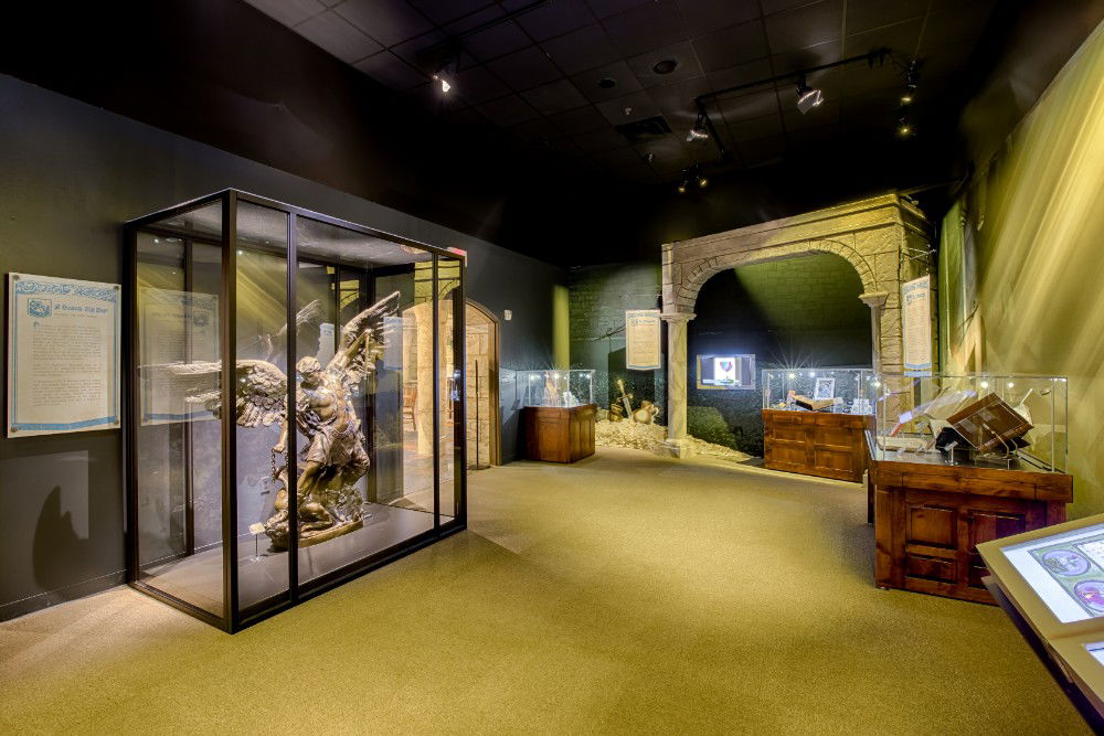 The Museum of the Bible exhibit at the Creation Museum.