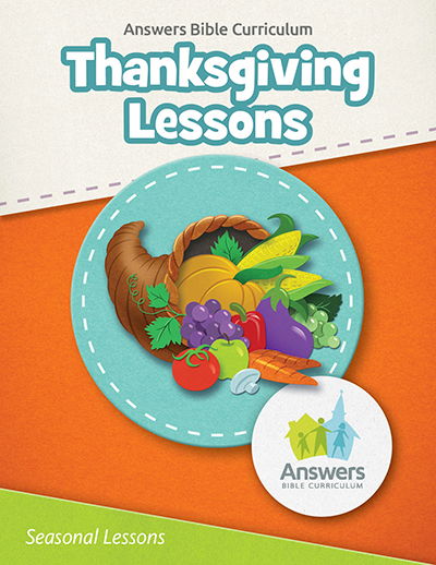 Free Thanksgiving Lessons from Answers Bible Curriculum