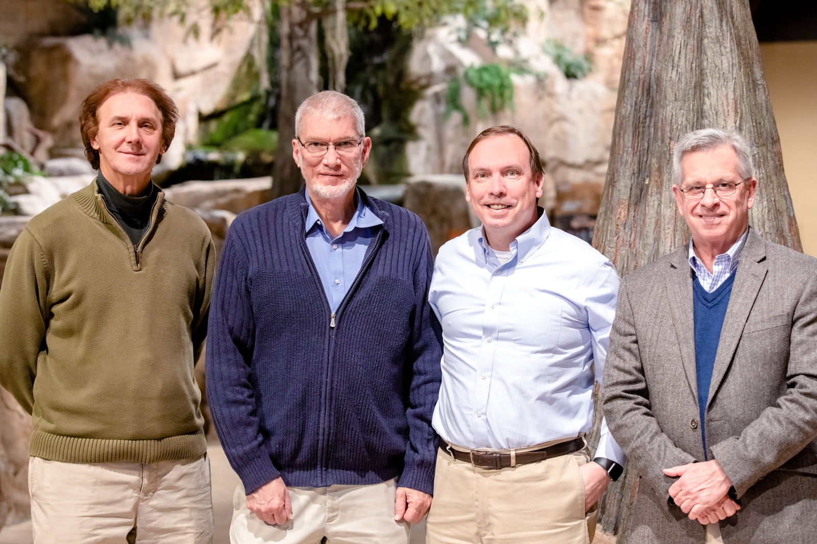 Ken Ham, AiG Special Counsel John Pence, Nate Kellum, and CRE Executive Director Josh Davis