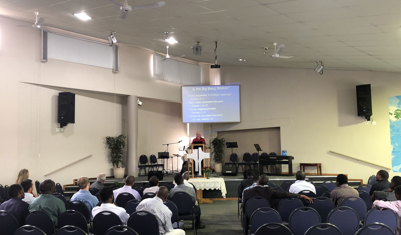 Dr. Danny Faulkner speaks in South Africa