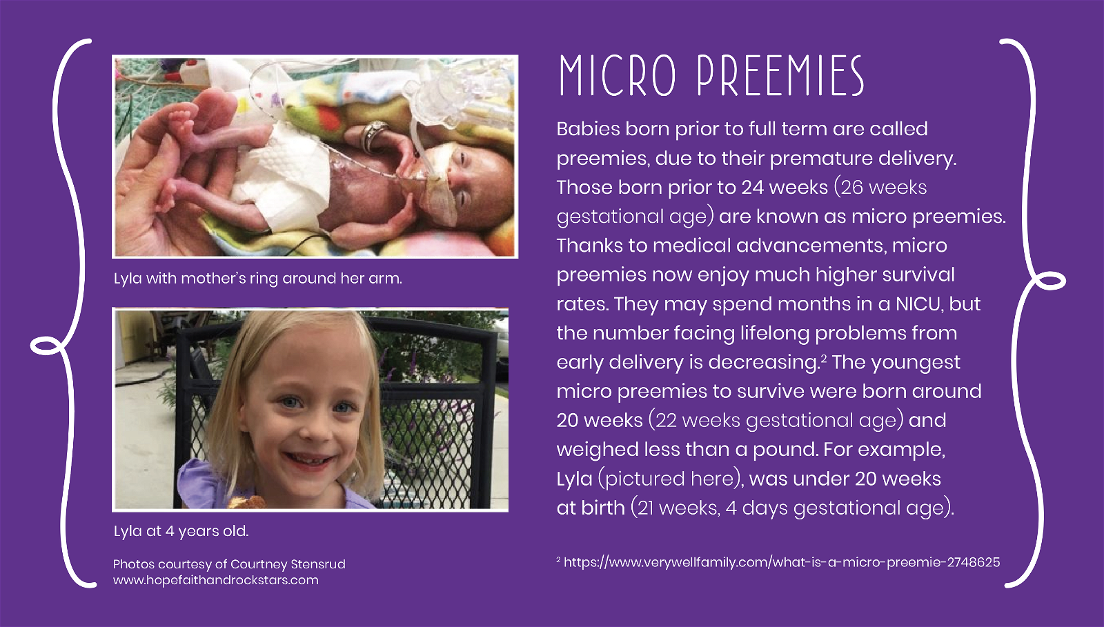 Micro Preemies Sign