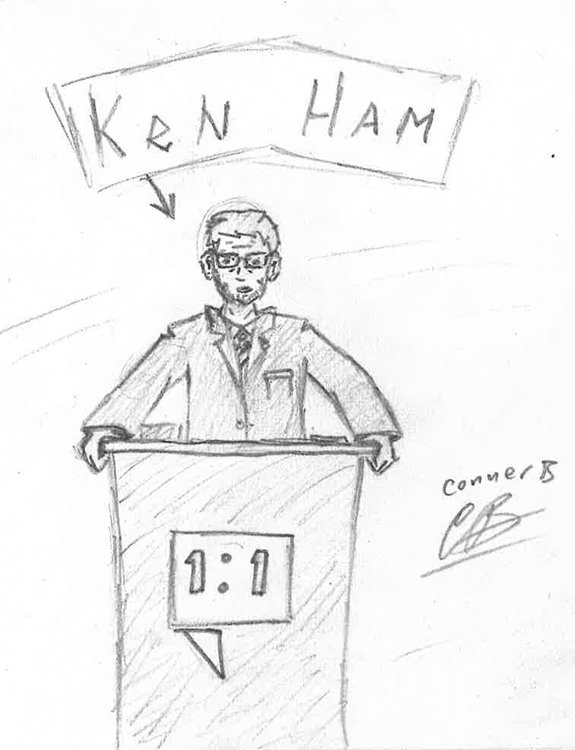 Drawing of Ken Ham