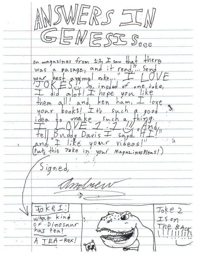 Kids Answers Letter