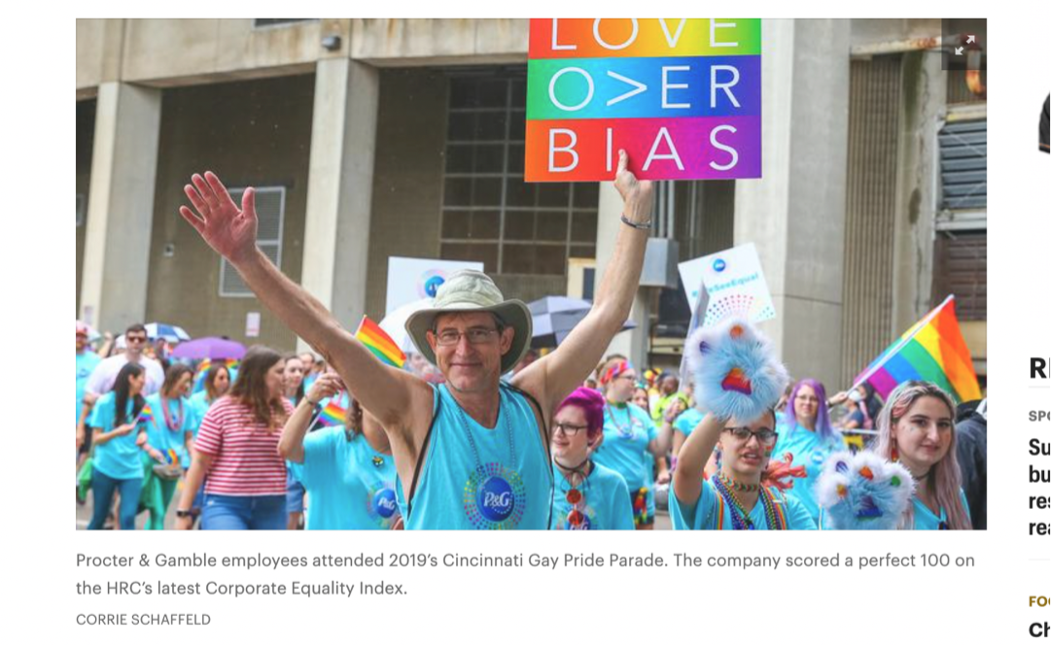 Proctor & Gamble Employee Pride Parade