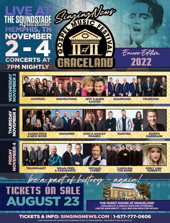 Gospel Music Festival Graceland 2022 promo poster