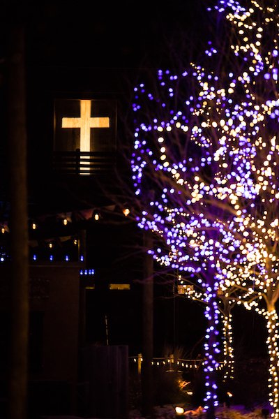 ChristmasTime lights at the Ark Encounter