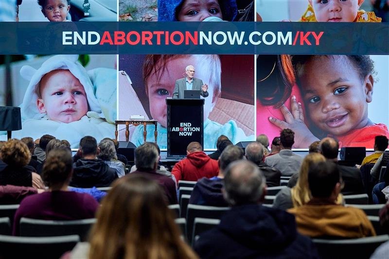 End Abortion Now event at the Creation Museum