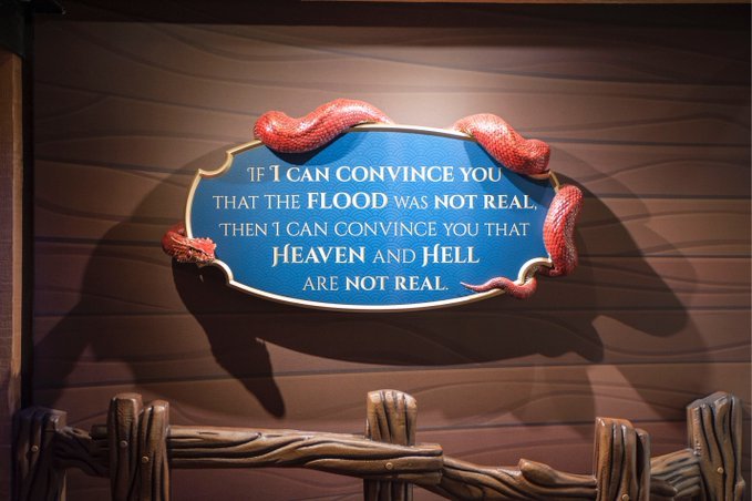Ark Exhibit sign at the Ark Encounter