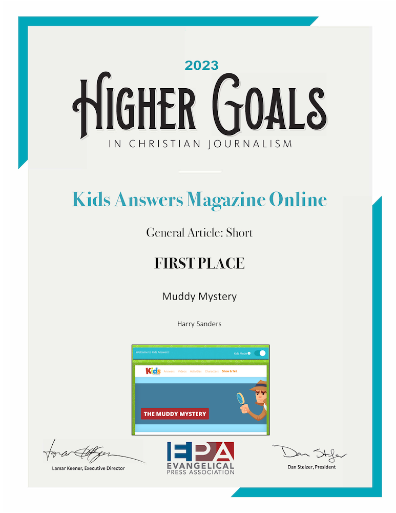 Kids Answers Magazine Online General Article: Short 1st place Muddy Mystery