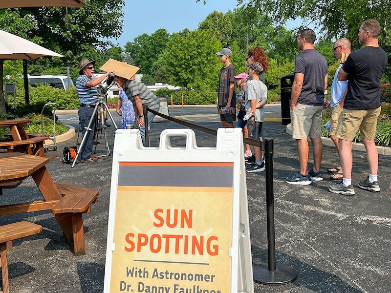 Sun Spotting astronomy program