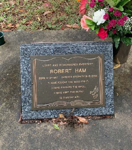 Robert Ham gravestone