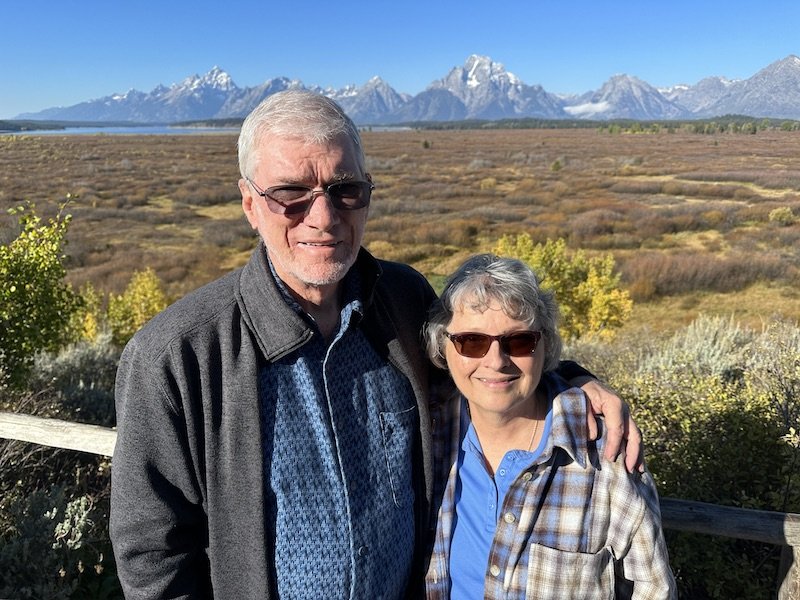 Ken and Mally at Yellowstone