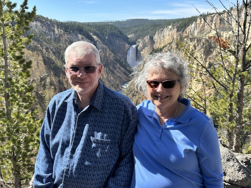 Ken and Mally at Yellowstone