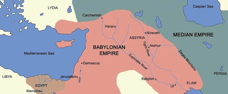 Babylonian empire map