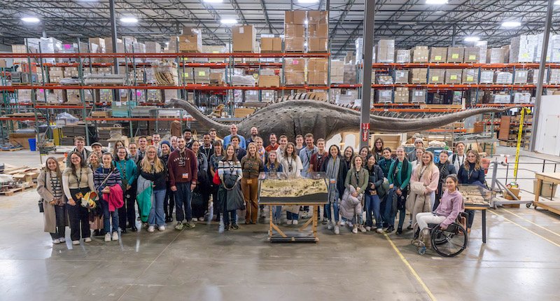 Catalyst group photo at warehouse