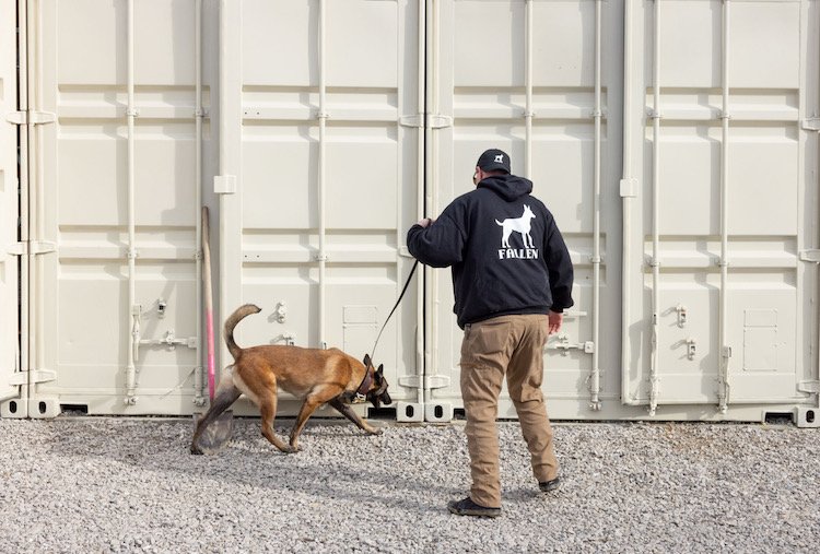 K9 sniffing storage containers