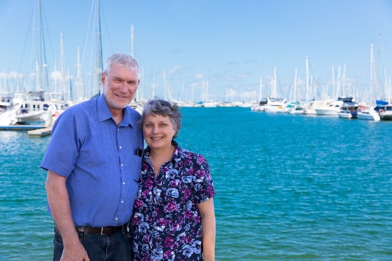 Ken and Mally in Brisbane