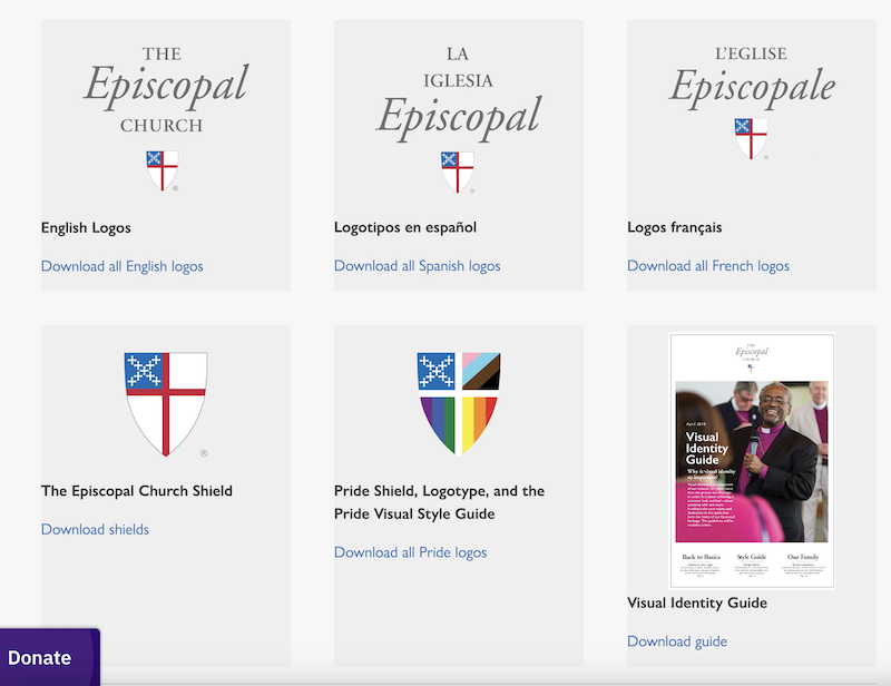 Episcopal church Pride Shield