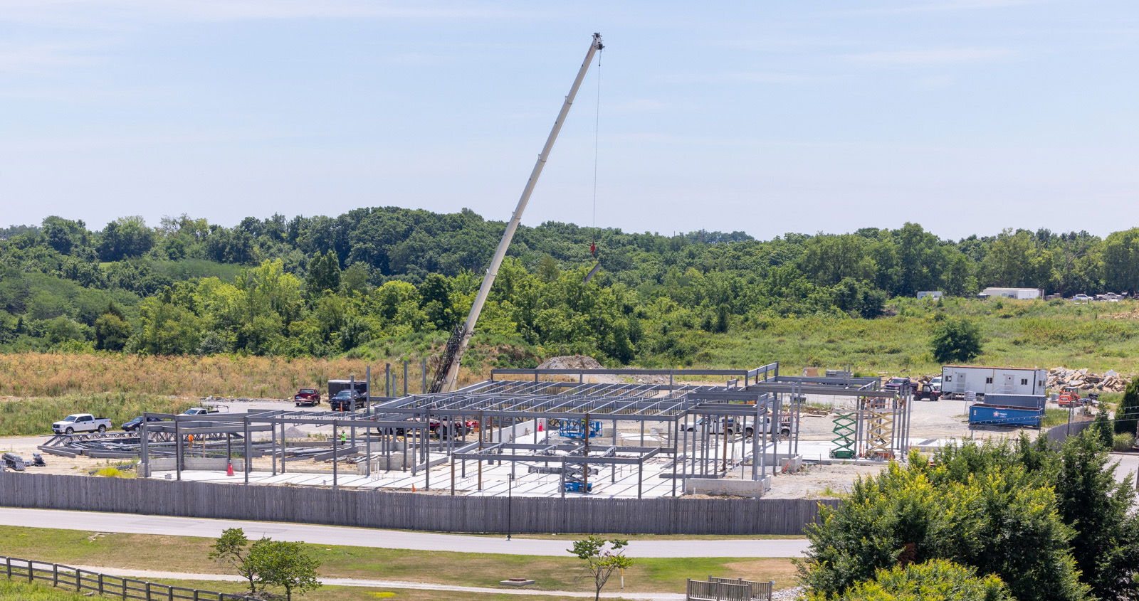 Welcome Center construction