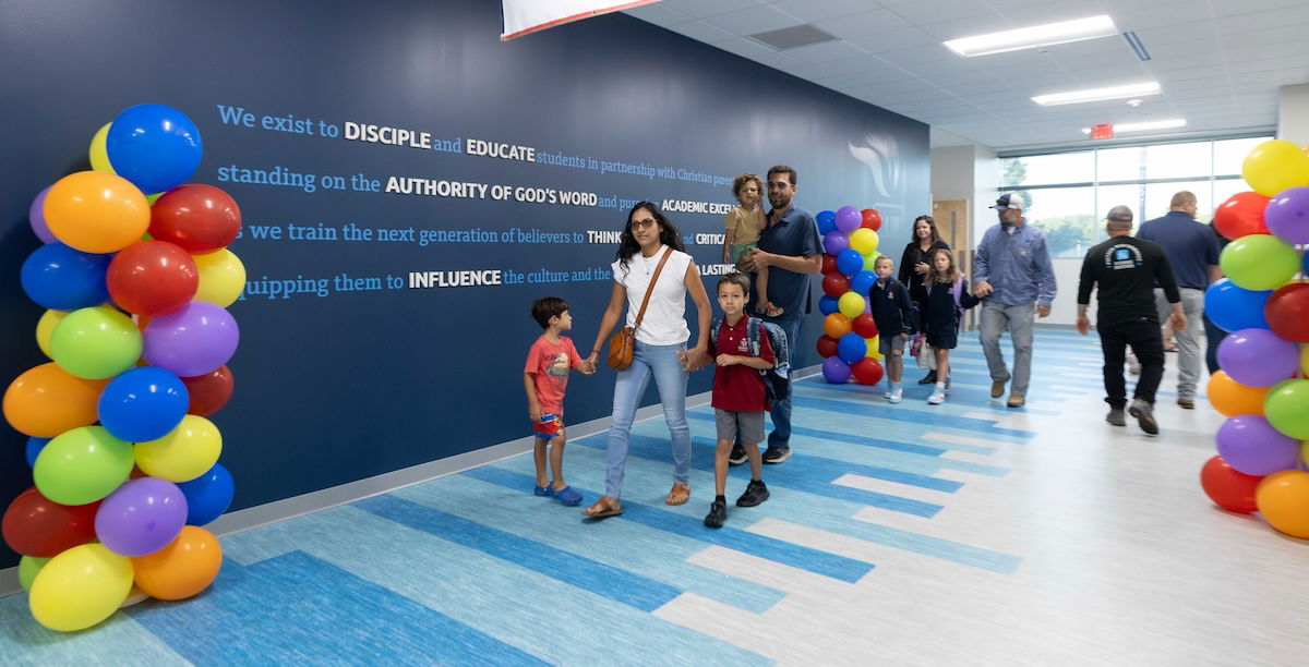 School front hallway