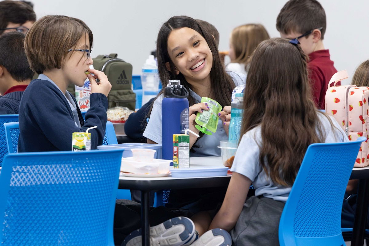 Students at lunch